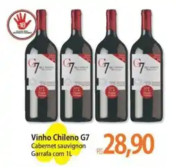Atacadão Vinho Chileno G7 oferta