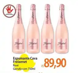 Atacadão Espumante Cava Freixenet Rosé Garrafa oferta