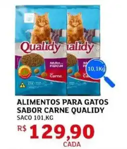 Assaí Atacadista Alimentos para gatos sabor carne qualidy saco oferta