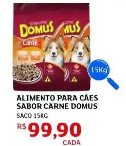 Assaí Atacadista Alimento para caes sabor carne domus oferta