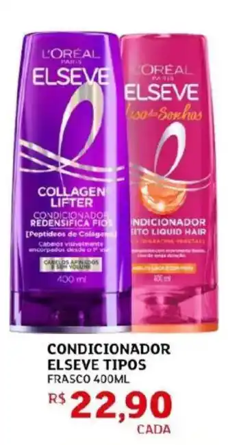 Condicionador elseve tipos frasco