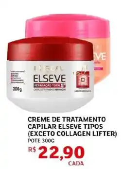 Assaí Atacadista Creme de tratamento capilar elseve tipos oferta