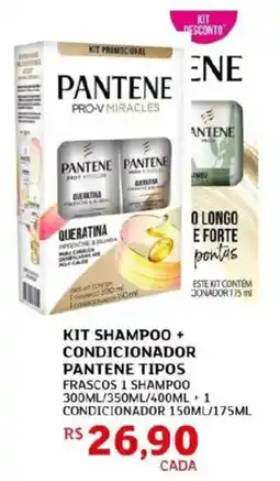 Assaí Atacadista Kit shampoo + condicionador pantene tipos oferta