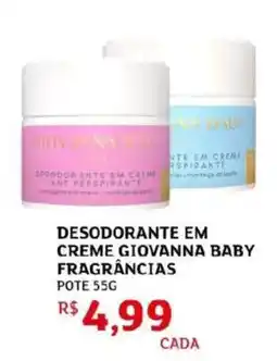 Assaí Atacadista Desodorante em creme giovanna baby fragrâncias oferta