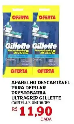 Assaí Atacadista Aparelho descartável para depilar prestobarba ultragrip gillette oferta