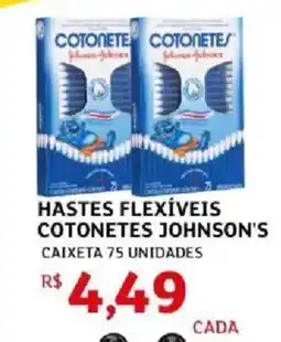 Assaí Atacadista Hastes flexíveis cotonetes johnson's oferta