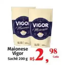 Supermercados Mateus Maionese Vigor oferta