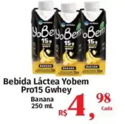 Supermercados Mateus Bebida Láctea Yobem Pro15 Gwhey Banana oferta