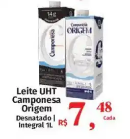 Supermercados Mateus Leite UHT Camponesa Origem oferta