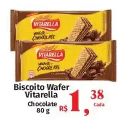 Supermercados Mateus Biscoito Wafer Vitarella Chocolate oferta