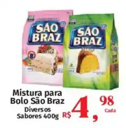 Supermercados Mateus Mistura para Bolo São Braz Diversos Sabores oferta