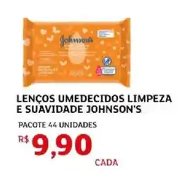 Assaí Atacadista Lenços umedecidos limpeza e suavidade johnson's oferta