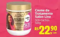 Supermercados Mateus Creme de Tratamento Salon Line oferta