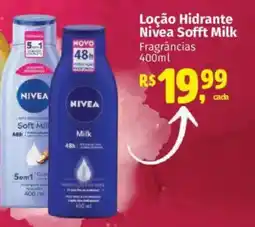 Supermercados Mateus Loção Hidrante Nivea Sofft Milk Fragrâncias oferta