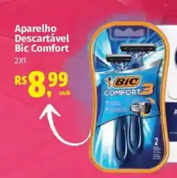 Supermercados Mateus Aparelho Descartável Bic Comfort 2X1 oferta