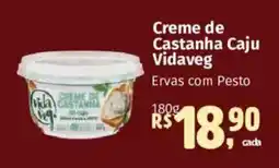 Supermercados Mateus Creme de Castanha Caju Vidaveg oferta