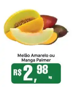 Supermercados Mateus Melão Amarelo ou Manga Palmer oferta