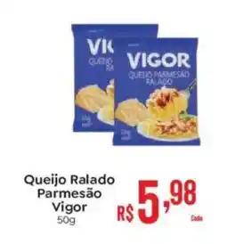 Supermercados Mateus Queijo Ralado Parmesão Vigor oferta