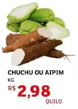 Assaí Atacadista Chuchu ou aipim oferta