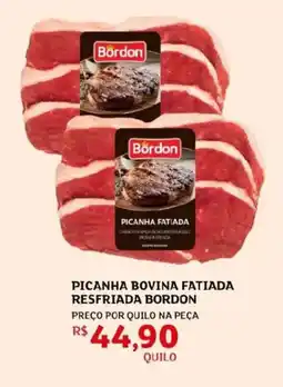 Assaí Atacadista Picanha bovina fatiada resfriada bordon oferta