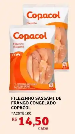Assaí Atacadista Filezinho sassami de frango congelado copacol oferta