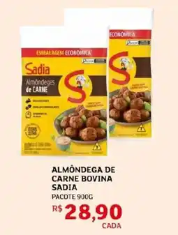 Assaí Atacadista Almondega de carne bovina sadia oferta