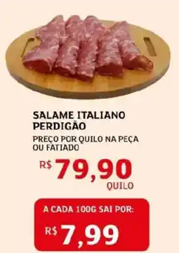 Assaí Atacadista Salame italiano perdigão oferta