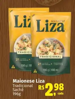 Supermercados Mateus Maionese Liza Tradicional Sachê oferta