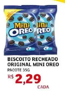 Assaí Atacadista Biscoito recheado original mini oreo pacote oferta