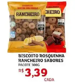 Assaí Atacadista Biscoito rosquinha rancheiro sabores oferta