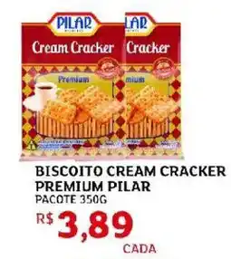 Assaí Atacadista Biscoito cream cracker premium pilar oferta