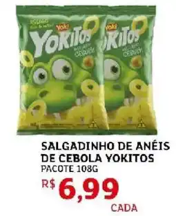 Assaí Atacadista Salgadinho de anéis de cebola yokitos pacote oferta