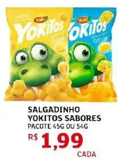 Assaí Atacadista Salgadinho yokitos sabores oferta