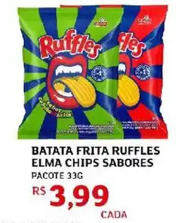 Assaí Atacadista Batata frita ruffles elma chips sabores pacote oferta
