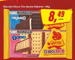 Rede Supermarket Biscoito Choco Trio Garoto Sabores oferta