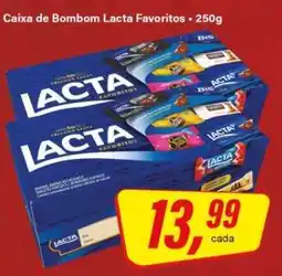 Rede Supermarket Caixa de Bombom Lacta Favoritos oferta