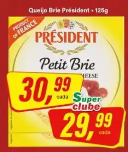 Rede Supermarket Queijo Brie Président oferta