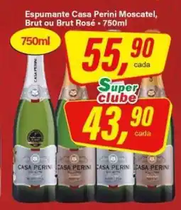 Rede Supermarket Espumante Casa Perini Moscatel, Brut ou Brut Rosé oferta