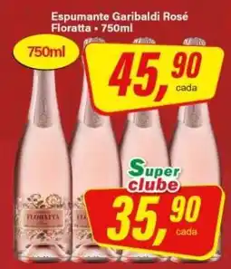 Rede Supermarket Espumante Garibaldi Rosé Floratta - 750ml oferta