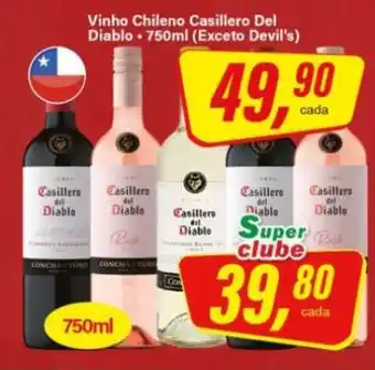 Rede Supermarket Vinho chileno Casillero del Diablo oferta