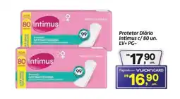 Fort Atacadista Protetor Diário Intimus c/ 80 un. oferta