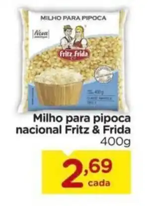 Milho para pipoca nacional Fritz & Frida