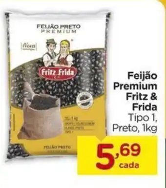 Feijão Premium Fritz & Frida Tipo 1, Preto,