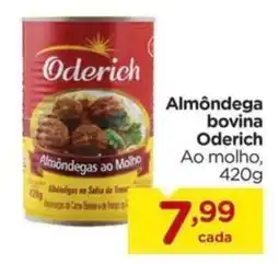 Carrefour Almôndega bovina Oderich Ao molho, oferta