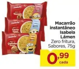 Carrefour Macarrão instantâneo Isabela Lámen oferta