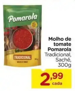 Carrefour Molho de tomate Pomarola Tradicional, Sachê, oferta