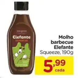 Carrefour Molho barbecue Elefante Squeeze, oferta