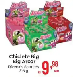 Supermercados Mateus Chiclete Big Big Arcor Diversos Sabores oferta
