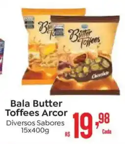Supermercados Mateus Bala Butter Toffees Arcor oferta