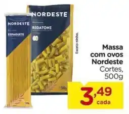 Carrefour Massa com ovos Nordeste Cortes, oferta